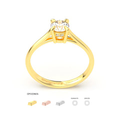 FANNY ENGAGEMENT RING 18K GOLD - MARCVS JOYEROS FANNY ENGAGEMENT RING 18K GOLD - MARCVS JOYEROS
