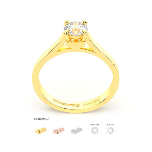 ALYNE ANILLO DE COMPROMISO ORO 18K - JOYERIA MARCVS