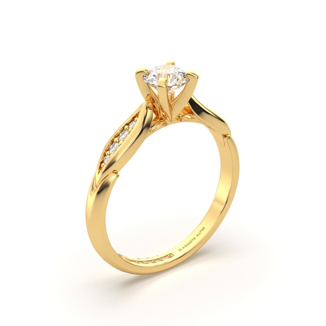 BEAU ANILLO DE COMPROMISO ORO 18K - JOYERIA MARCVS