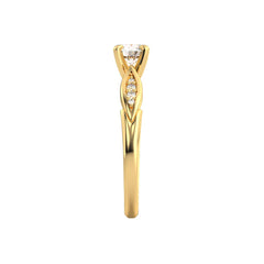 BEAU ANILLO DE COMPROMISO ORO 18K - JOYERIA MARCVS BEAU ANILLO DE COMPROMISO ORO 18K - JOYERIA MARCVS