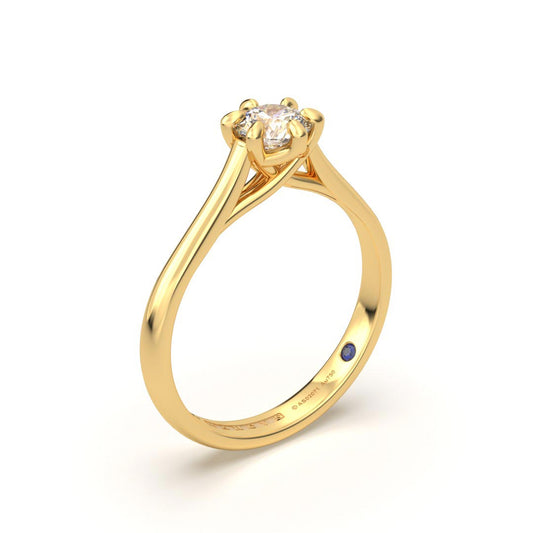BOUDDI ANILLO DE COMPROMISO ORO 18K - JOYERIA MARCVS