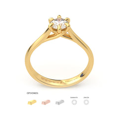 BOUDDI ANILLO DE COMPROMISO ORO 18K - JOYERIA MARCVS BOUDDI ANILLO DE COMPROMISO ORO 18K - JOYERIA MARCVS