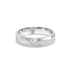 JOSIANE WEDDING RINGS 18K WHITE GOLD - MARCVS JOYEROS JOSIANE WEDDING RINGS 18K WHITE GOLD - MARCVS JOYEROS