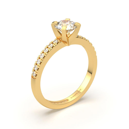 CLANCY ANILLO DE COMPROMISO ORO 18K - JOYERIA MARCVS