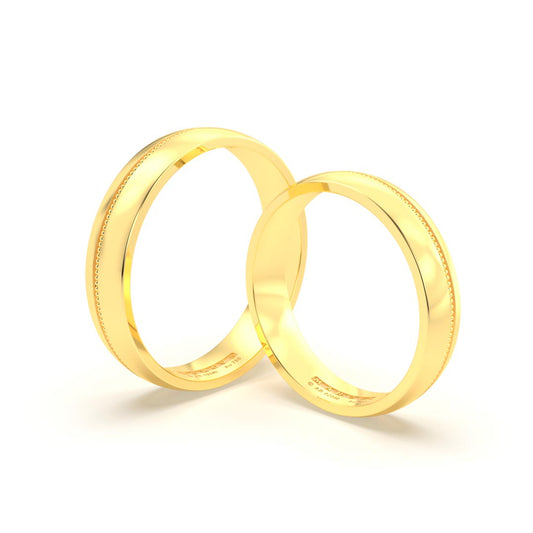 DAINEN ANILLOS DE MATRIMONIO ORO 18K - JOYERIA MARCVS