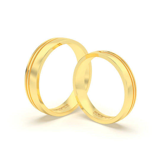 DAKU ANILLOS DE BODA ORO AMARILLO 18K - JOYERIA MARCVS