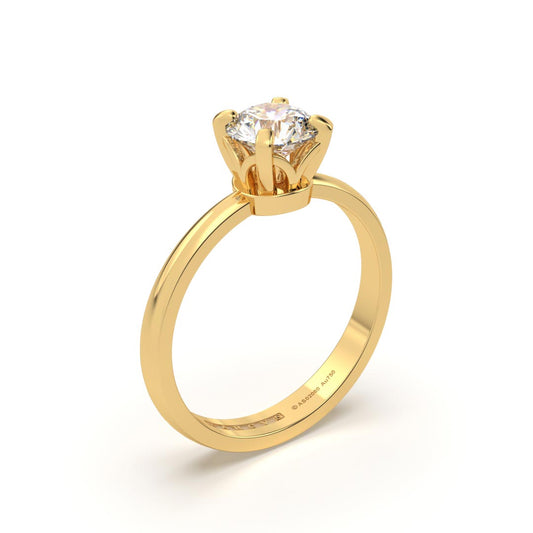 FLYNN ANILLO DE COMPROMISO ORO 18K - JOYERIA MARCVS