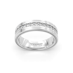 HAZEL ANILLOS DE BODA ORO BLANCO 18K - JOYERIA MARCVS HAZEL ANILLOS DE BODA ORO BLANCO 18K - JOYERIA MARCVS