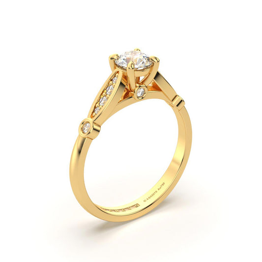 JARLI ANILLO DE COMPROMISO ORO 18K - JOYERIA MARCVS