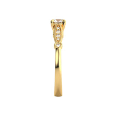 JARLI ANILLO DE COMPROMISO ORO 18K - JOYERIA MARCVS JARLI ANILLO DE COMPROMISO ORO 18K - JOYERIA MARCVS