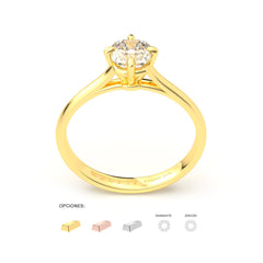 FANNY ENGAGEMENT RING 18K GOLD - MARCVS JOYEROS FANNY ENGAGEMENT RING 18K GOLD - MARCVS JOYEROS