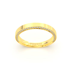 JOSIANE WEDDING RINGS 18K YELLOW GOLD - MARCVS JOYEROS JOSIANE WEDDING RINGS 18K YELLOW GOLD - MARCVS JOYEROS