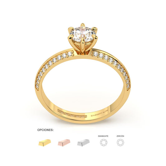 LACHLAN ANILLO DE COMPROMISO ORO 18K - JOYERIA MARCVS