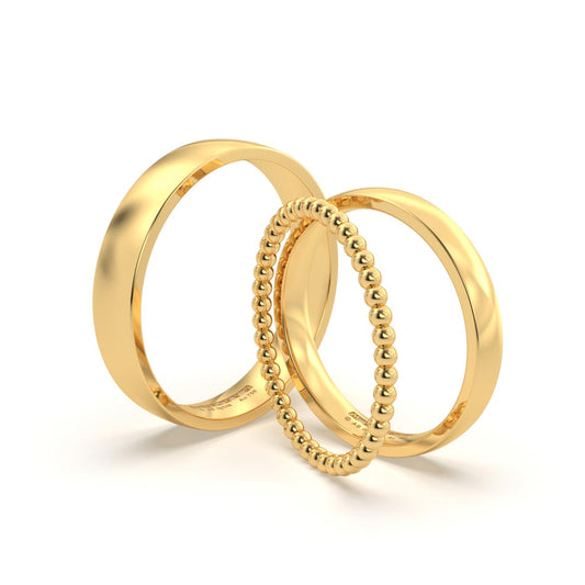 MAEVE ANILLOS DE BODA ORO AMARILLO 18K - JOYERIA MARCVS