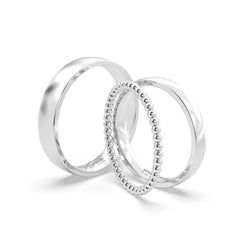 MAEVE ANILLOS DE BODA ORO BLANCO 18K - JOYERIA MARCVS MAEVE ANILLOS DE BODA ORO BLANCO 18K - JOYERIA MARCVS