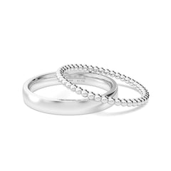 MAEVE ANILLOS DE BODA ORO BLANCO 18K - JOYERIA MARCVS MAEVE ANILLOS DE BODA ORO BLANCO 18K - JOYERIA MARCVS