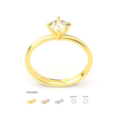 FANNY ENGAGEMENT RING 18K GOLD - MARCVS JOYEROS FANNY ENGAGEMENT RING 18K GOLD - MARCVS JOYEROS