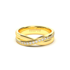 JOSIANE WEDDING RINGS 18K YELLOW GOLD - MARCVS JOYEROS JOSIANE WEDDING RINGS 18K YELLOW GOLD - MARCVS JOYEROS