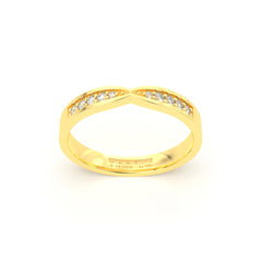 JOSIANE WEDDING RINGS 18K YELLOW GOLD - MARCVS JOYEROS JOSIANE WEDDING RINGS 18K YELLOW GOLD - MARCVS JOYEROS