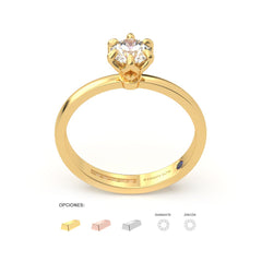 TAU ANILLO DE COMPROMISO ORO 18K - JOYERIA MARCVS TAU ANILLO DE COMPROMISO ORO 18K - JOYERIA MARCVS