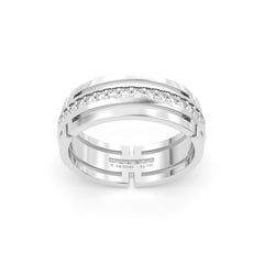 WARU ANILLOS DE BODA ORO BLANCO 18K - JOYERIA MARCVS WARU ANILLOS DE BODA ORO BLANCO 18K - JOYERIA MARCVS