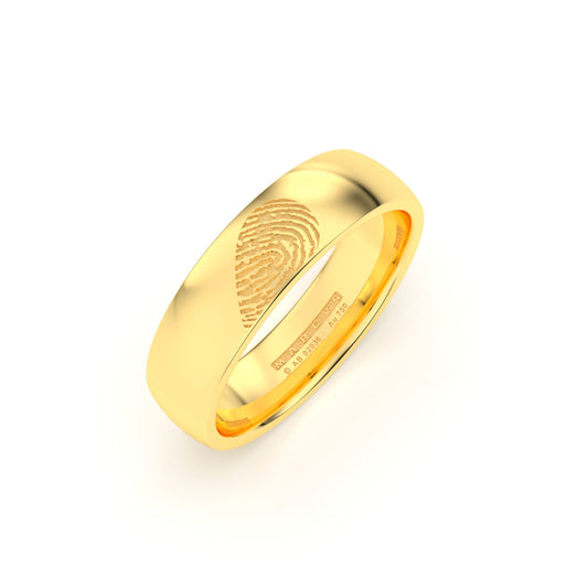 JOSIANE WEDDING RINGS 18K YELLOW GOLD - MARCVS JOYEROS