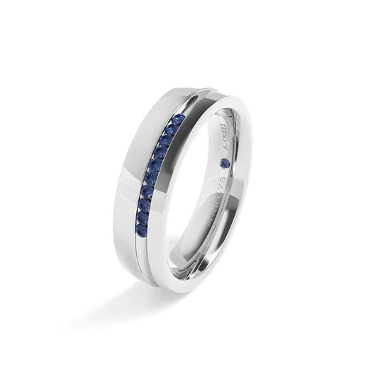 EASTON WEDDING RINGS 18K WHITE GOLD - MARCVS JOYEROS