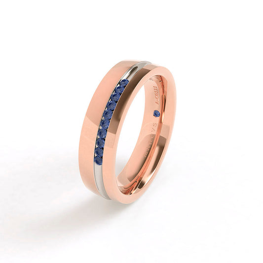 EASTON WEDDING RINGS 18K ROSE GOLD - MARCVS JOYEROS