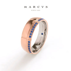ESRA WEDDING RINGS 18K ROSE GOLD - MARCVS JOYEROS ESRA WEDDING RINGS 18K ROSE GOLD - MARCVS JOYEROS