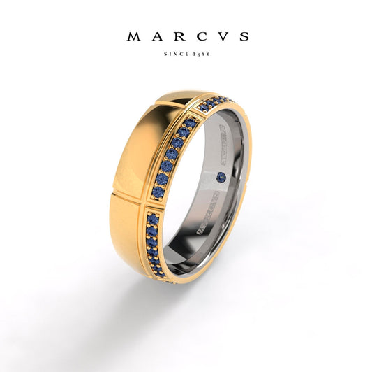 ESRA WEDDING RINGS 18K YELLOW GOLD - MARCVS JOYEROS