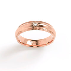 DARIUS WEDDING RINGS ROSE GOLD 18K - MARCVS JOYEROS DARIUS WEDDING RINGS ROSE GOLD 18K - MARCVS JOYEROS