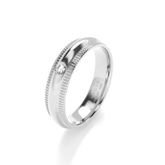 DARIUS WEDDING RINGS 18K WHITE GOLD - MARCVS JOYEROS DARIUS WEDDING RINGS 18K WHITE GOLD - MARCVS JOYEROS