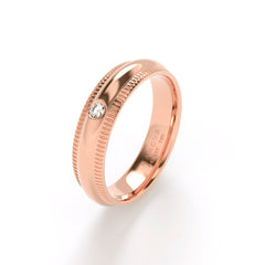 DARIUS WEDDING RINGS ROSE GOLD 18K - MARCVS JOYEROS DARIUS WEDDING RINGS ROSE GOLD 18K - MARCVS JOYEROS