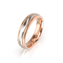 CLEO WEDDING RINGS 2 COLORS 18K GOLD - MARCVS JOYEROS CLEO WEDDING RINGS 2 COLORS 18K GOLD - MARCVS JOYEROS