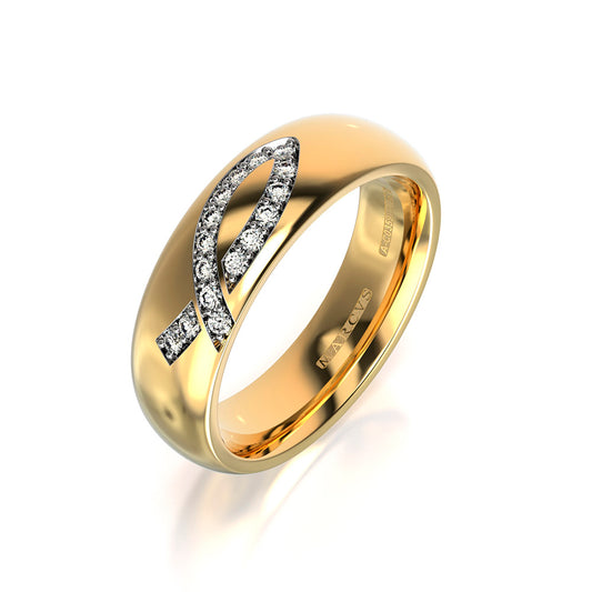 PAZ WEDDING RINGS 18K YELLOW GOLD - MARCVS JOYEROS