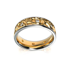 VINCENZA WEDDING RINGS 18K YELLOW GOLD - MARCVS JOYEROS VINCENZA WEDDING RINGS 18K YELLOW GOLD - MARCVS JOYEROS