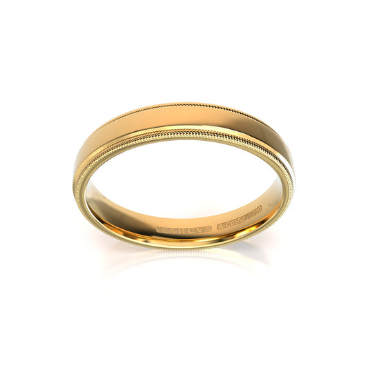 LARS WEDDING RINGS 18K YELLOW GOLD - MARCVS JOYEROS