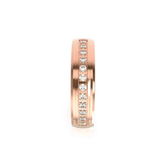 AUBREY WEDDING RINGS 18K ROSE GOLD - MARCVS JOYEROS AUBREY WEDDING RINGS 18K ROSE GOLD - MARCVS JOYEROS