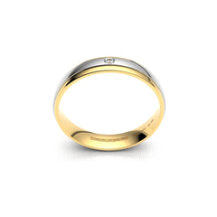 ALIZÉE DUO WEDDING RINGS 18K YELLOW GOLD - MARCVS JOYEROS ALIZÉE DUO WEDDING RINGS 18K YELLOW GOLD - MARCVS JOYEROS