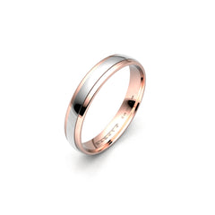 ALIZÉE DUO WEDDING RINGS 18K ROSE GOLD - MARCVS JOYEROS ALIZÉE DUO WEDDING RINGS 18K ROSE GOLD - MARCVS JOYEROS