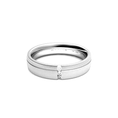 ELEA 18K WHITE GOLD WEDDING RINGS - MARCVS JOYEROS ELEA 18K WHITE GOLD WEDDING RINGS - MARCVS JOYEROS