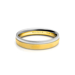 ELEA WEDDING RINGS 18K YELLOW WHITE GOLD - MARCVS JOYEROS ELEA WEDDING RINGS 18K YELLOW WHITE GOLD - MARCVS JOYEROS