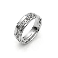 CHIQUITANO WEDDING RINGS 18K WHITE GOLD - MARCVS JOYEROS CHIQUITANO WEDDING RINGS 18K WHITE GOLD - MARCVS JOYEROS