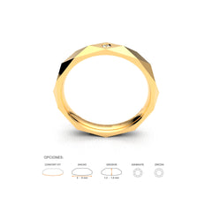 ADARTZA WEDDING RINGS 18K YELLOW GOLD - MARCVS JOYEROS ADARTZA WEDDING RINGS 18K YELLOW GOLD - MARCVS JOYEROS