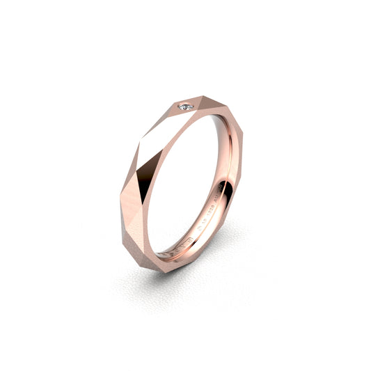 ADARTZA WEDDING RINGS 18K ROSE GOLD - MARCVS JOYEROS