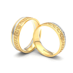 MOUNE WEDDING RINGS 18K YELLOW GOLD - MARCVS JOYEROS MOUNE WEDDING RINGS 18K YELLOW GOLD - MARCVS JOYEROS
