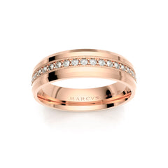 DIONE WEDDING RINGS ROSE GOLD 18K - MARCVS JOYEROS DIONE WEDDING RINGS ROSE GOLD 18K - MARCVS JOYEROS