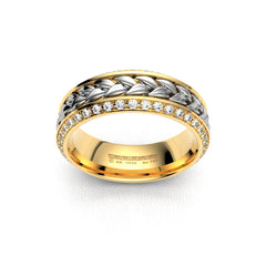 BERENICE WEDDING RINGS 18K YELLOW GOLD - MARCVS JOYEROS BERENICE WEDDING RINGS 18K YELLOW GOLD - MARCVS JOYEROS