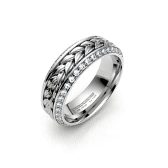 BERENICE WEDDING RINGS 18K WHITE GOLD - MARCVS JOYEROS BERENICE WEDDING RINGS 18K WHITE GOLD - MARCVS JOYEROS