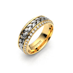 BERENICE WEDDING RINGS 18K YELLOW GOLD - MARCVS JOYEROS BERENICE WEDDING RINGS 18K YELLOW GOLD - MARCVS JOYEROS